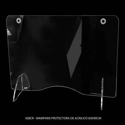 MAMPARA PROTECTORA SABLON ACRILICO 60X90