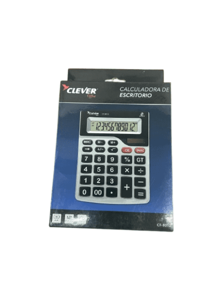 CALCULADORA CLEVER ESC 12 DIG CF-8012