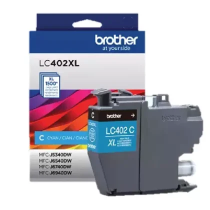 CARTUCHO BROTHER DE TINTA CIAN LC402XLC