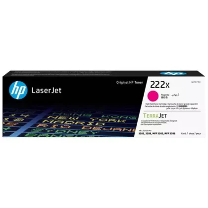 CARTUCHO DE TÓNER HP LASERJET 222X DE ALTO RENDIMIENTO MAGENTA W2223X