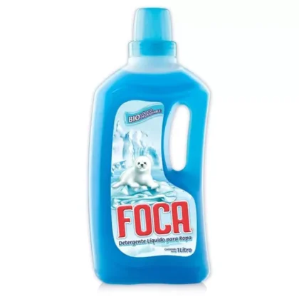 DETERGENTE LIQUIDO FOCA BIODEGRADABLE BOTELLA DE 1 LT