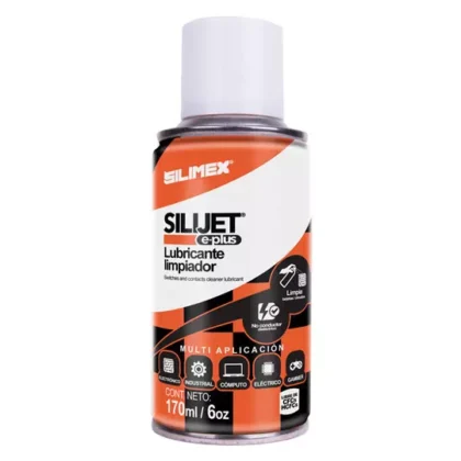 LUBRICANTE LIMPIADOR SILIMEX SILIJET E PLUS 170 ML