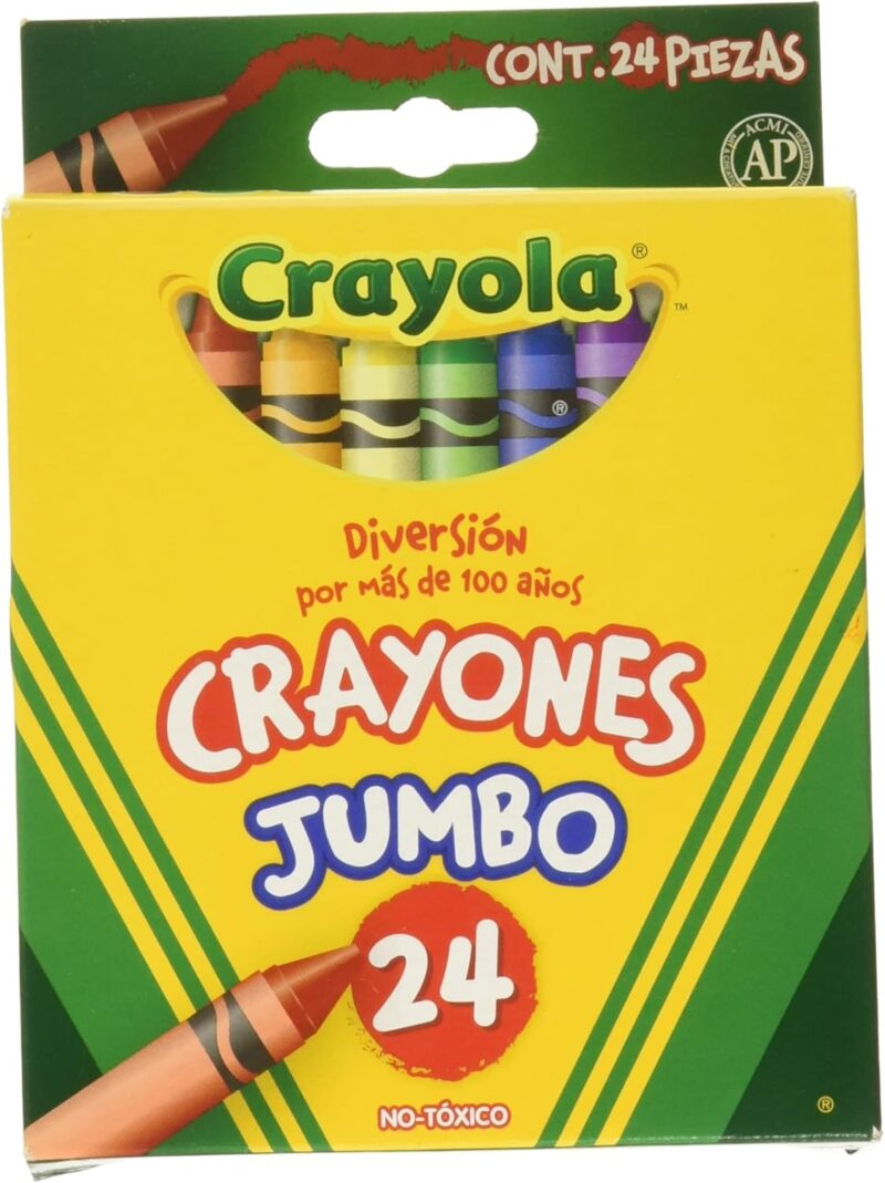 CRAYONES CRAYOLA JUMBO REDONDO CON 24
