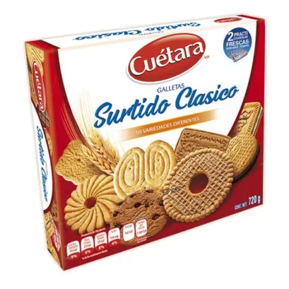 GALLETAS CUETARA SURTIDO DIARIO 720GR