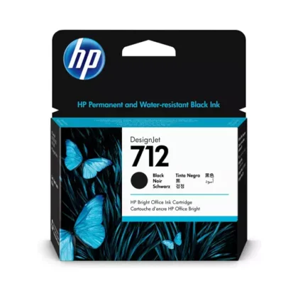 TINTA HP 3ED71A / 712 NEGRO