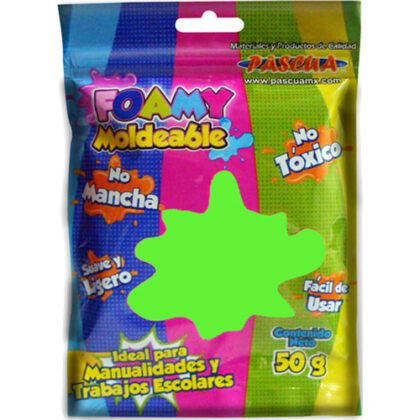 FOAMY MOLDEABLE PASCUA 50GR VERDE L