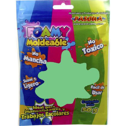 FOAMY MOLDEABLE PASCUA 50GR MENTA