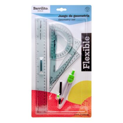 JUEGO DE GEOMÉTRICO FLEXIBLE BARRILITO 7552