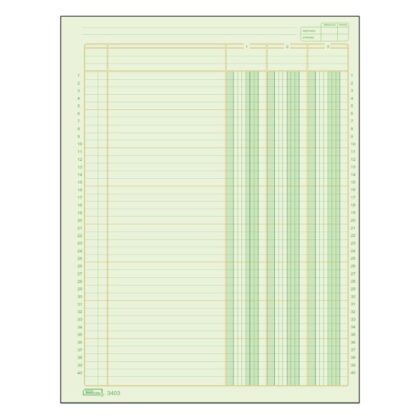 BLOCK TABULAR 3 COLUMNAS CON CONCEPTO PRINTAFORM 3403 TAMAÑO CARTA 50 HOJAS