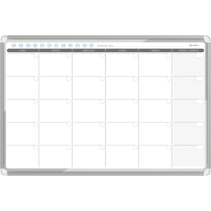 PLANEADOR MENSUAL MASTER BOARD ALFRA 40X60