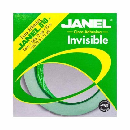 CINTA INVISIBLE JANEL 810 12MMX20M CON DES
