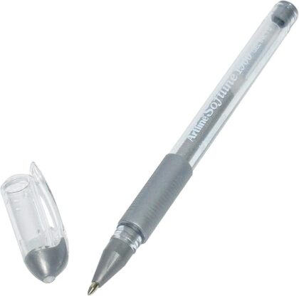 BOLIGRAFO GEL MAE ARTLINE SOFT LINE COLOR PLATA