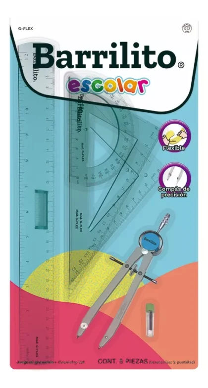 JUEGO DE GEOM G-FLEX FLEXIB BARRILITO