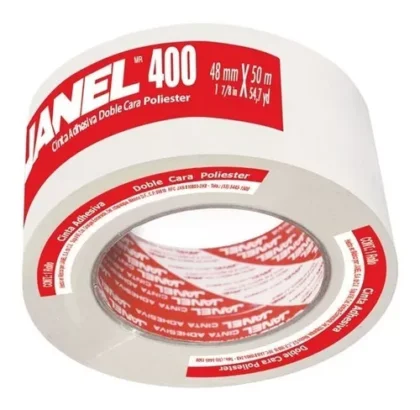 CINTA DOBLE CAPA JANEL 400 12MMX50MT