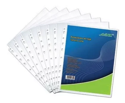 PROTECTOR HOJAS MAE A-INK TAMAÑO CARTA, PAQUETE CON 100 PROTECTORES