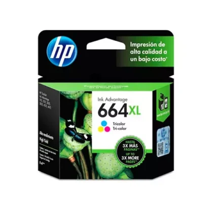 TINTA HP F6V30AL / 664XL TRICOLOR