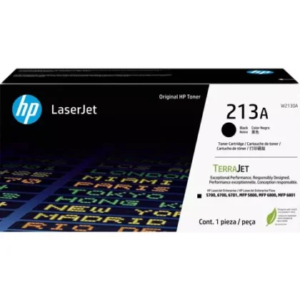 CARTUCHO DE TÓNER HP 213A NEGRO ORIGINAL LASERJET W2130A