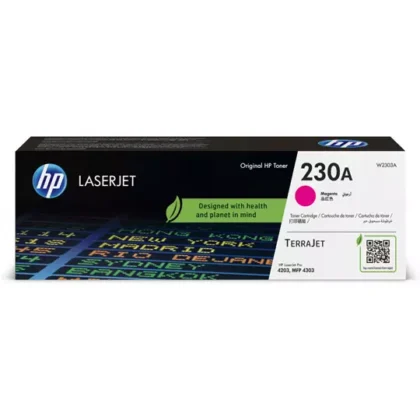CARTUCHO DE TÓNER HP ORIGINAL LASERJET 230A MAGENTA