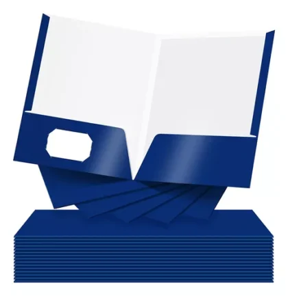 FOLDER PLASTIFICADO FORTEC LUX AZUL MARI