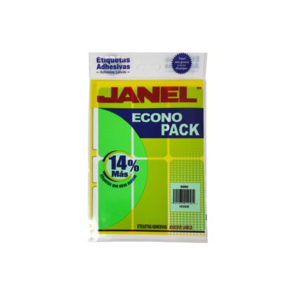 ETIQUETA JANEL ECO NO.25 VERDE 50X100 CON 48