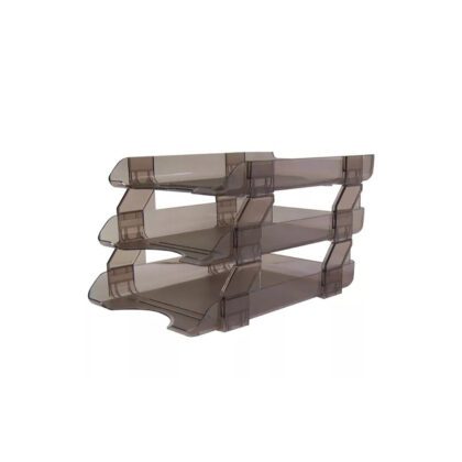 CHAROLA ACRILICO AZOR SABLON 3 NIVELES CARTA HUMO