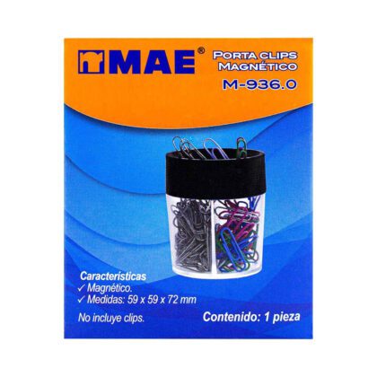 PORTA CLIP ACRILICO CON IMAN MAE KRISTAL