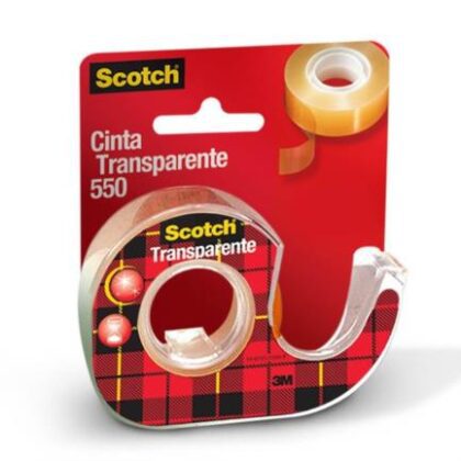 CINTA ADHESIVA SCOTCH 550 12X10 CON DESPACHADOR