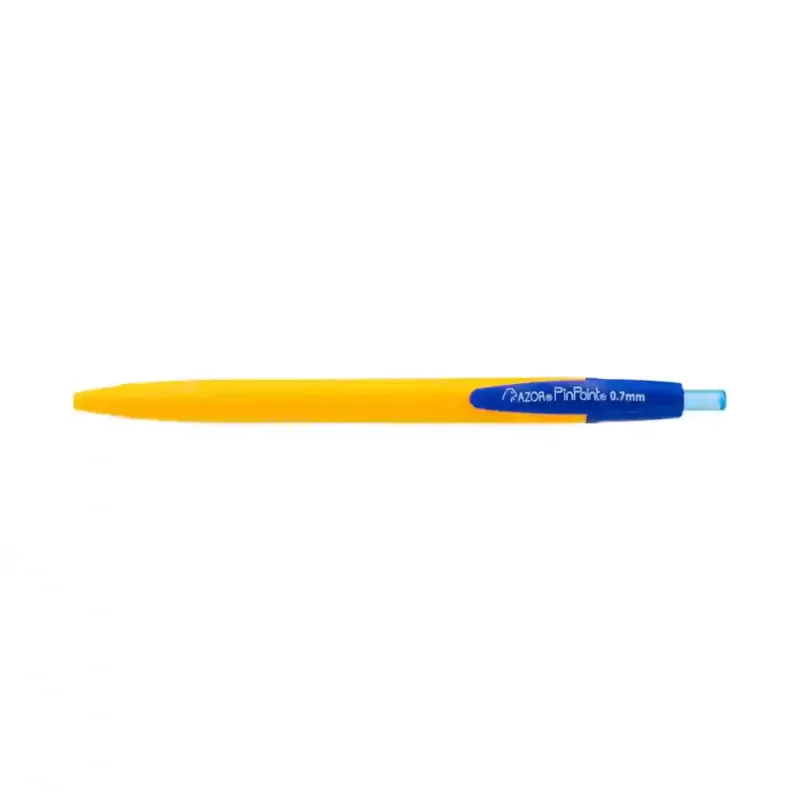 BOLIGRAFO AZOR PIN POINT RETRACTIL FINO AZUL