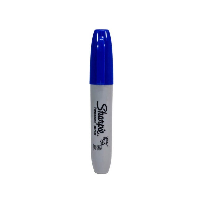 MARCADOR PERMANENTE BEROL SHARPIE CHISEL AZUL