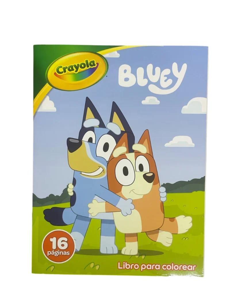 LIBRO PARA COLOREAR BLUEY 16 PAGINAS CRAYOLA