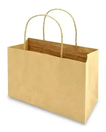BOLSA PARA REGALO CALTOM KRAFT NATURAL BOUTIQUE MEDIANA