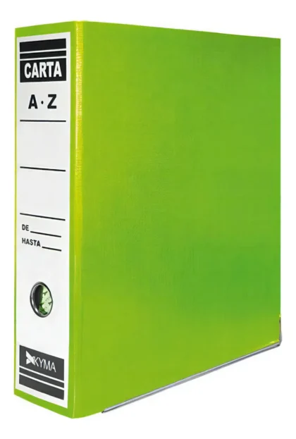 REGISTRADOR KYMA ARCOIRIS VERDE TAMAÑO CARTA