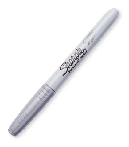 MARCADOR PERMANENTE SHARPIE FINO PLATA
