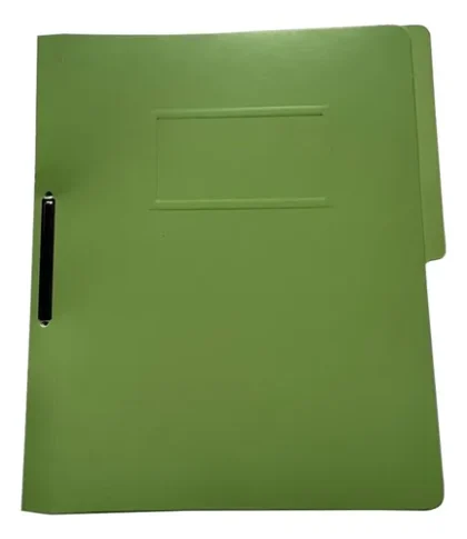 FOLDER CON BROCHE TAMAÑO OFICIO BACO VERDE C
