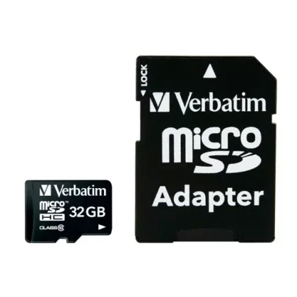 MEMORIA VERBATIM MICRO SD 32GB CL10 CON AD