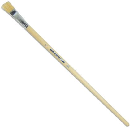 PINCEL PLANO PELO CERDO BARRILITO NO.16