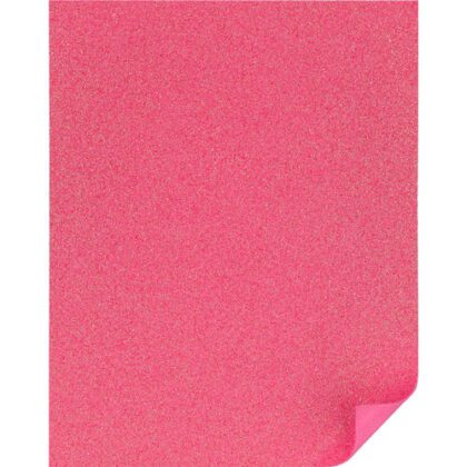 FOAMY TAMAÑO CARTA CON DIAMANTINA PASCUA ROSA