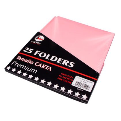 FOLDER NASSA 1/2 CEJA CARTA ROSA