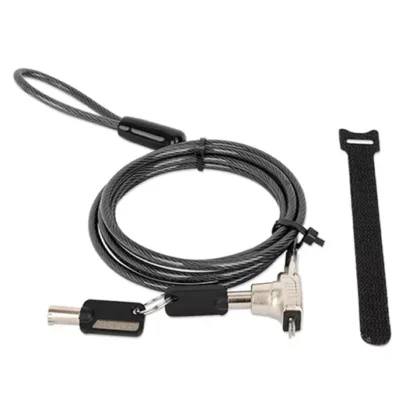 CANDADO DE LLAVE PARA LAPTOP MANHATTAN 1.5 METROS NEGRO