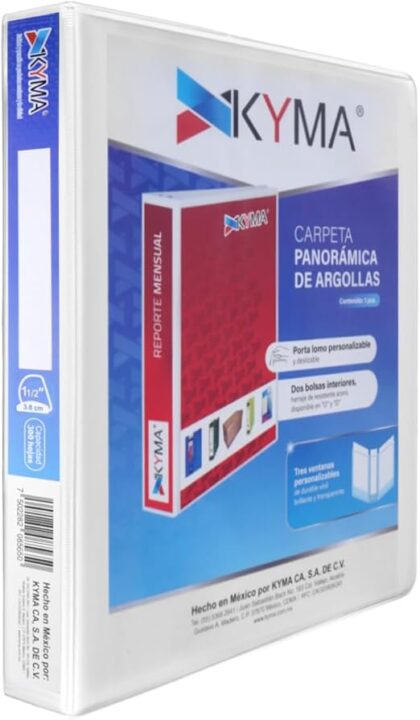 CARPETA KYMA V BLANCA PARA 300HJ "D" 1.5"