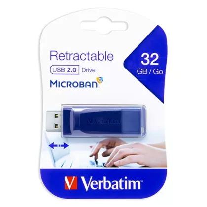 MEMORIA USB 32GB VERBATIM RETR 2.0 AZUL