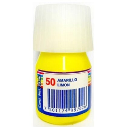 PINTURA CARTEL BACO 25ML 50 AMARILLO LIMON