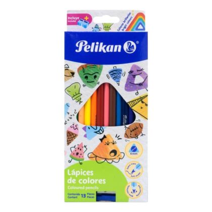 LAPICES COLORES PELIKAN TRIAN LARGO C/12