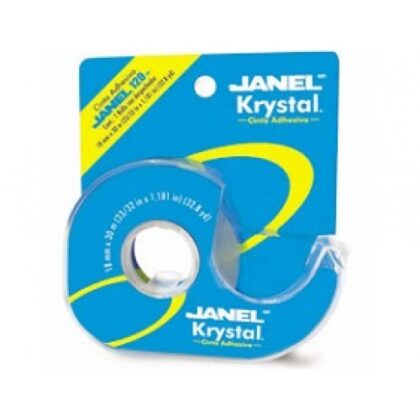 CINTA ADHESIVA JANEL 120 18MMX30M CON DESPACHADOR
