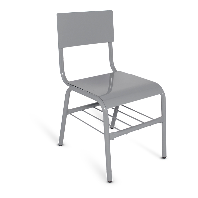 SILLA DE LAMINA STEEL CON PARRILLA VARILLA